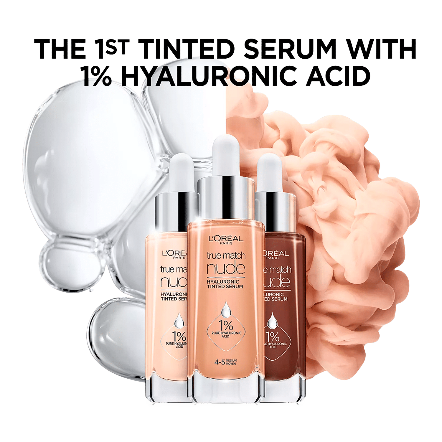 True Match Nude Hyaluronic Tinted Serum - Image 3